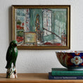 Load image into Gallery viewer, Vintage Art Original Interior Oil Painting from Sweden