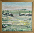 Load image into Gallery viewer, Vintage Art Room Mid Century Original Landscape Oil Painting
