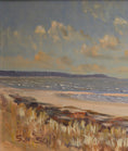 Load image into Gallery viewer, Vintage Mid Century Original Coastal Oil Painting from Sweden