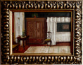 Load image into Gallery viewer, Vintage Art Original Interior Oil Painting from Sweden