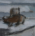 Load image into Gallery viewer, Vintage Art Mid Century Oil Painting Coastal Scene from Sweden
