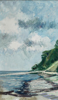 Load image into Gallery viewer, Mid Century Vintage Coastal Oil Painting from Sweden