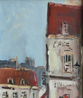 Load image into Gallery viewer, Mid Century Original Vintage Art Original Parisian Cityscape