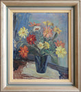 Load image into Gallery viewer, Vintage Art Still Life Original Floral Oil Painting From Sweden