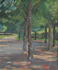 Load image into Gallery viewer, Mid Century Vintage Original Oil Painting 1949
