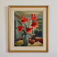 Load image into Gallery viewer, Original Vintage Mid Century Interior Oil Painting from Sweden