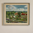 Load image into Gallery viewer, Vintage Art Original Landscape Oil Painting from Sweden