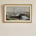 Load image into Gallery viewer, Vintage Mid Century Art Original Oil Painting from Sweden