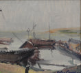 Load image into Gallery viewer, Vintage Mid Century Art Original Oil Painting from Sweden