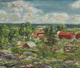 Load image into Gallery viewer, Vintage Art Original Landscape Oil Painting from Sweden