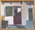 Load image into Gallery viewer, Vintage Art Original Interior Oil Painting from Sweden
