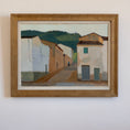 Load image into Gallery viewer, Large Original Mid Century Vintage Art Oil Painting from Sweden