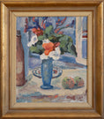 Load image into Gallery viewer, Mid Century 1940's Original Floral Oil Painting from Sweden