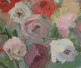 Load image into Gallery viewer, Vintage Art Room Original Floral Oil Painting from Sweden