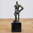 Load image into Gallery viewer, Pair of Mid Century Bronze Figurative Sculptures from Sweden