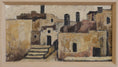 Load image into Gallery viewer, Vintage Art Room Original European Village Oil Painting from Sweden 1960's