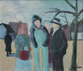 Load image into Gallery viewer, Mid Century Original Oil Painting From Sweden by K Christensen