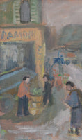 Load image into Gallery viewer, Vintage Original Street Scene Oil Painting From Sweden