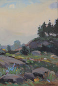 Load image into Gallery viewer, Mid Century Vintage Landscape Oil Painting By E Skans Sweden