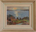 Load image into Gallery viewer, Vintage Art Original Seascape Oil Painting from Sweden