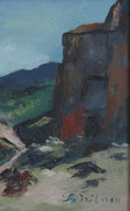 Load image into Gallery viewer, Mid Century Original Coastal Oil Painting by A Nilsson