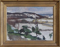 Load image into Gallery viewer, Mid Century Original Landscape Oil Painting from Sweden