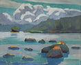 Load image into Gallery viewer, Vintage Mid Century Oil Painting From Sweden by S Sandberg
