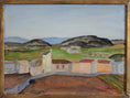 Load image into Gallery viewer, Mid Century Vintage Original Coastal Oil Painting