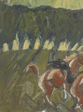 Load image into Gallery viewer, Vintage Art Mid Century Original Oil Painting Landscape from Sweden 1959