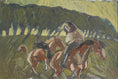 Load image into Gallery viewer, Vintage Art Mid Century Original Oil Painting Landscape from Sweden 1959