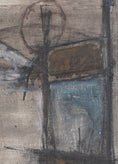 Load image into Gallery viewer, Vintage Original Abstract Oil Painting from Sweden