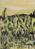 Load image into Gallery viewer, Vintage Art Mid Century Original Oil Painting Landscape from Sweden