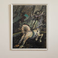 Load image into Gallery viewer, Mid Century Vintage Original Circus Painting from Sweden