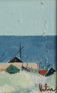 Load image into Gallery viewer, Mid Century Vintage Art Oil Painting from Sweden