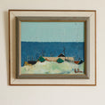 Load image into Gallery viewer, Mid Century Vintage Art Oil Painting from Sweden