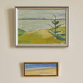 Load image into Gallery viewer, Pair of Vintage Mid Century Original Coastal Oil Paintings