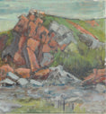 Load image into Gallery viewer, Mid Century Original Coastal Oil Painting From Sweden
