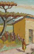 Load image into Gallery viewer, Vintage Art Room Original Landscape Oil Painting from Sweden