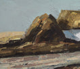 Load image into Gallery viewer, Original Vintage Mid Century Farmhouse Oil Painting Sweden