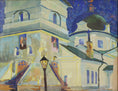Load image into Gallery viewer, Vintage Original Cityscape Painting by Hildebrandt