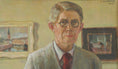 Load image into Gallery viewer, Original Vintage Artist's Self Portrait from Sweden 1953