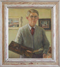 Load image into Gallery viewer, Original Vintage Artist's Self Portrait from Sweden 1953