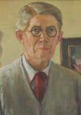 Load image into Gallery viewer, Original Vintage Artist's Self Portrait from Sweden 1953