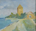 Load image into Gallery viewer, Vintage Original Coastal Oil Painting from Sweden