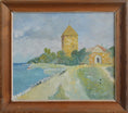 Load image into Gallery viewer, Vintage Original Coastal Oil Painting from Sweden