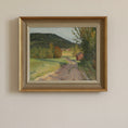 Load image into Gallery viewer, Mid Century Landscape Oil Painting From Sweden by S Holmgren