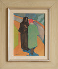 Load image into Gallery viewer, Original Mid Century Vintage Oil Painting from Sweden
