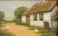 Load image into Gallery viewer, Vintage Pair Original Farmhouse Oil Paintings from Sweden