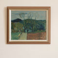 Load image into Gallery viewer, Mid Century Vintage Art Room Original Landscape Oil Painting