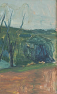 Load image into Gallery viewer, Mid Century Vintage Art Room Original Landscape Oil Painting